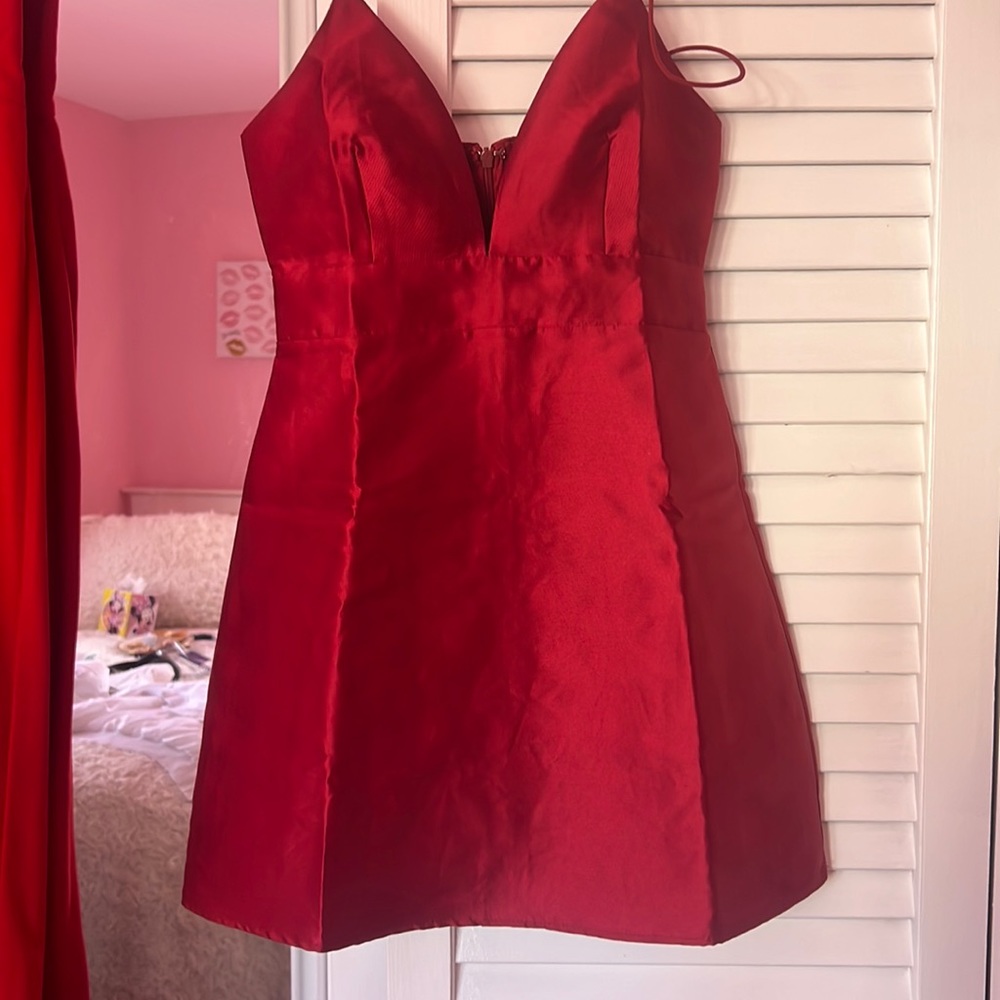 Red dress from lulus